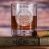 Jersey-llc Irish Whiskey & Scotch Glass – Classic Engraved Tumbler