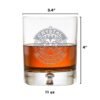 Jersey-llc Custom Crystal Bourbon Whiskey Rocks Glasses