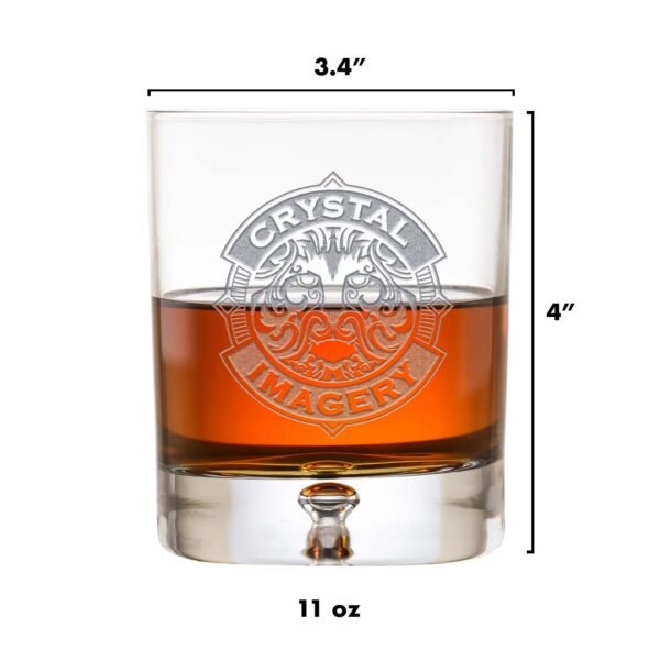 Jersey-llc His & Hers Engraved Whiskey & Scotch Glass Set
