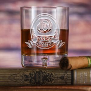 Jersey-llc Custom Crystal Bourbon Whiskey Rocks Glasses