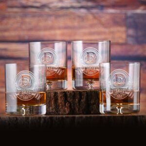 Jersey-llc Crystal Whiskey Glasses Set of 4 – Elegant Barware