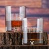 Jersey-llc His & Hers Engraved Whiskey & Scotch Glass Set