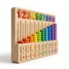 Montessori Wooden Number Counting Toy Math Learning Board | Jersey LLC