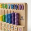 Montessori Wooden Number Counting Toy Math Learning Board | Jersey LLC