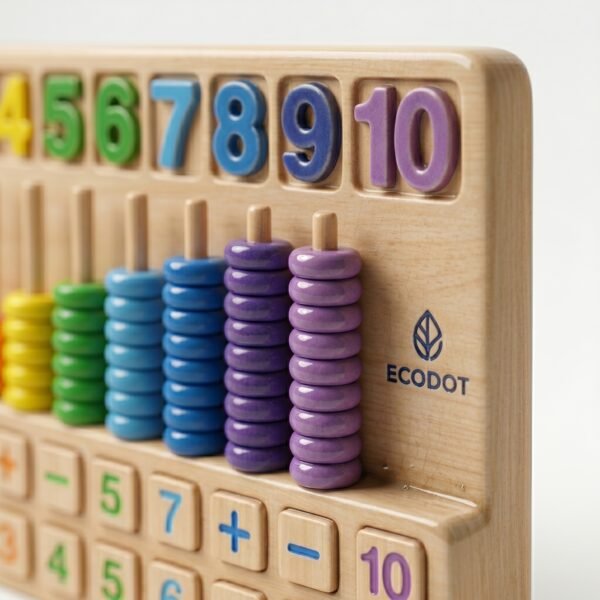 Montessori Wooden Number Counting Toy Math Learning Board | Jersey LLC