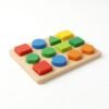 Wooden Shape Sorting Board Montessori Cognitive Toy for Kids | Jersey LLC