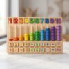 Montessori Wooden Number Counting Toy Math Learning Board | Jersey LLC