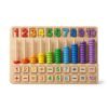 Montessori Wooden Number Counting Toy Math Learning Board | Jersey LLC