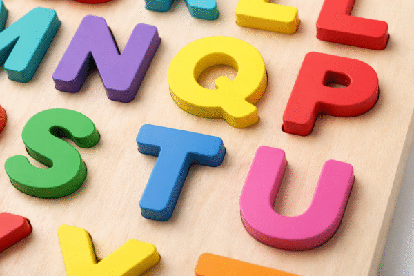 Wooden Alphabet Puzzle Board Early Learning Toy for Kids | Jersey LLC